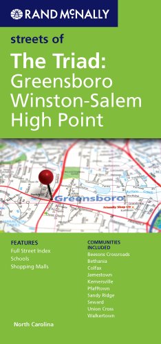 Rand McNally Folded Map: Greensboro, Winston-Salem (Rand Mcnally Streets of) (9780528882500) by Rand McNally