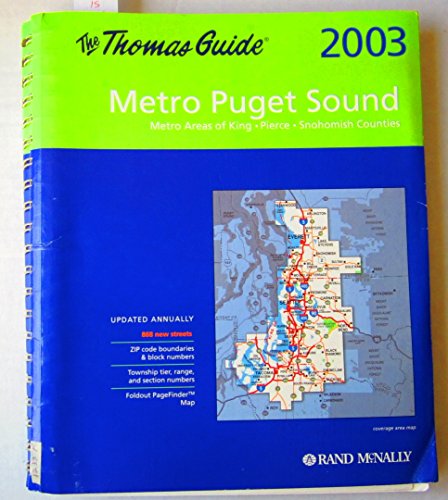 9780528956867: The Thomas Guide Metropolitan Pugent Sound [Lingua Inglese]