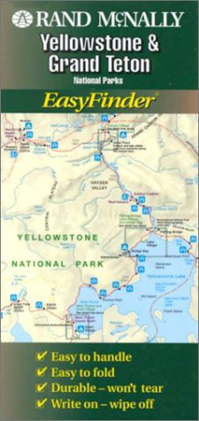 Rand McNally Yellowstone & Grand Teton National Parks Easyfinder Map (9780528968228) by [???]