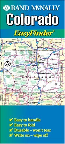 9780528985102: Rand McNally Colorado Easyfinder Map