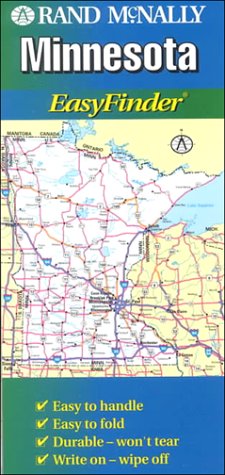 9780528985126: Rand McNally Minnesota Easyfinder Map