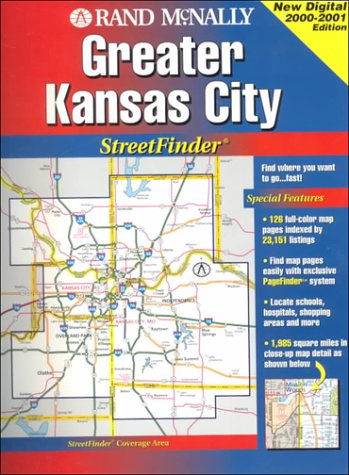 9780528990731: Rand McNally Kansas City & Vicinity: Streetfinder : 2000-2001
