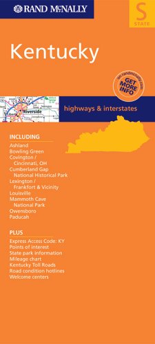 9780528994654: Rand Mcnally Kentucky: Highways and Interstates