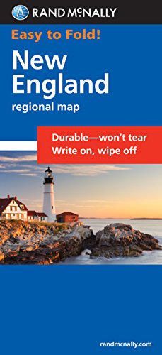 Beispielbild fr Rand McNally Easy To Fold: New England zum Verkauf von BooksRun