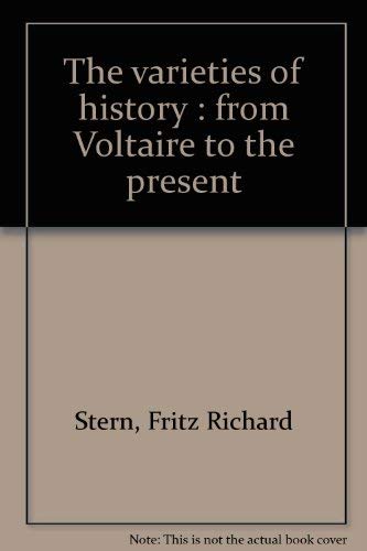 9780529020680: The varieties of history : from Voltaire to the present [Taschenbuch] by