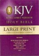9780529033710: Large Print Heritage Reference Bible-KJV