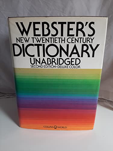 Beispielbild fr Webster's New Twentieth Century Dictionary of the English Language, Unabridged : Based upon the Broad Foundations Laid down by Noah Webster zum Verkauf von Better World Books