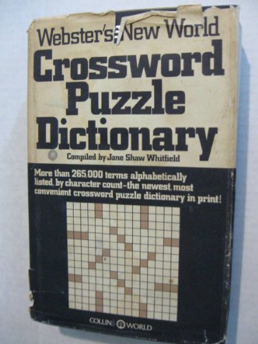 Stock image for Webster's New World Crossword Puzzle Dictionary for sale by ThriftBooks-Atlanta