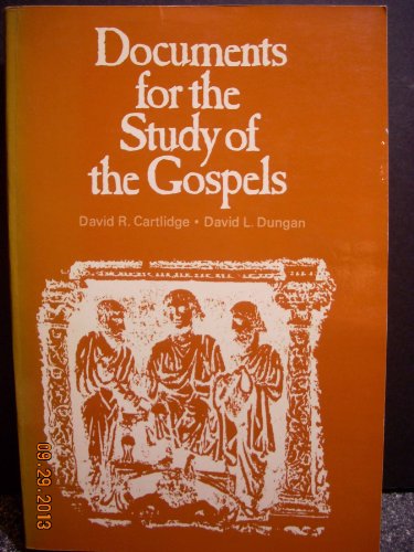 Stock image for Documents for the Study of the Gospels for sale by Eighth Day Books, LLC