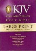 9780529058201: Large Print Heritage Reference Bible-KJV