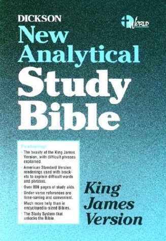 9780529062000: Dickson New Analytical Study Bible-KJV