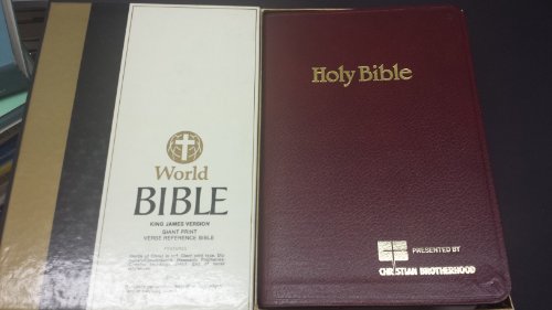 9780529063465: Giant Print Reference, King James Version Bible/Burgundy Gp50