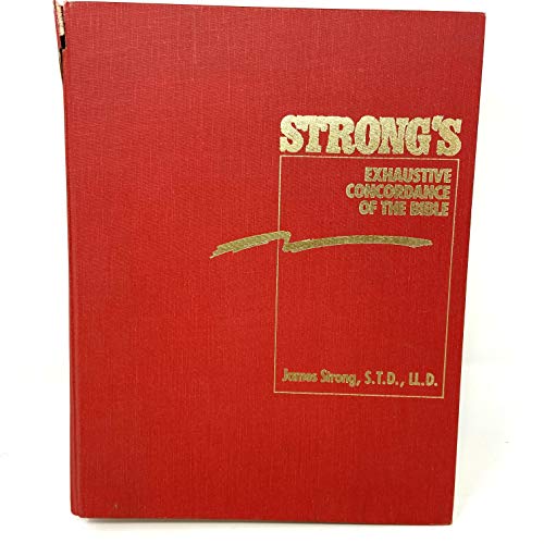 Stock image for Strong's Exhaustive Concordance of the Bible/Words of Jesus Identified in Boldface Red Letter and a Key-Word Comparison (English, Ancient Greek and Hebrew Edition) for sale by SecondSale