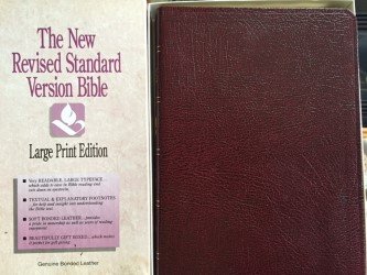9780529068330: Holy Bible: New Revised Standard Version/Large Print/Rs32Bg/Bonded Leather Burgundy