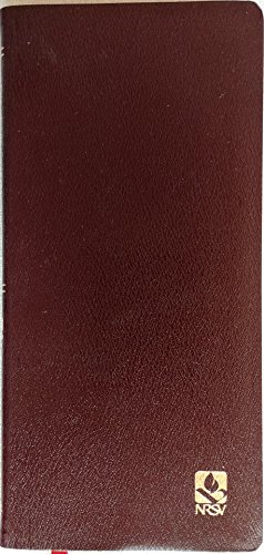 The New Testament: Of Our Lord And Savior Jesus Christ, New Revised Standard Version, Burgundy, Slim-Line, Bonded Leather (9780529068354) by [???]