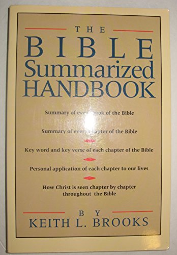 Imagen de archivo de The Bible Summarized Handbook a la venta por Ergodebooks