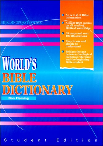 Imagen de archivo de World's Bible Dictionary: Student Edition a la venta por Books of the Smoky Mountains