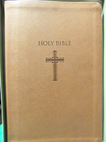 Beispielbild fr Thomas Nelson Holy Bible - NKJV New King James Version Super Giant Print Edition- Brown Leather zum Verkauf von GoldBooks