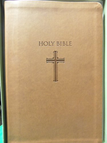 Stock image for Thomas Nelson Holy Bible - NKJV New King James Version Super Giant Print Edition- Brown Leather for sale by GoldBooks