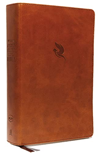 Stock image for NKJV, Spirit-Filled Life Bible, Third Edition, Leathersoft, Brown, Thumb Indexed, Red Letter, Comfort Print: Kingdom Equipping Through the Power of the Word for sale by Greenway