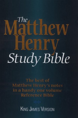 Beispielbild fr The Matthew Henry Study Bible: King James Version zum Verkauf von GF Books, Inc.