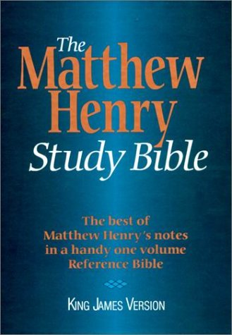 Beispielbild fr KJV - Matthew Henry Study Bible zum Verkauf von Half Price Books Inc.