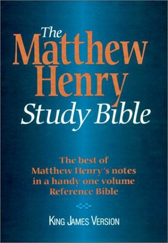 9780529102577: The Matthew Henry Study Bible: King James Version