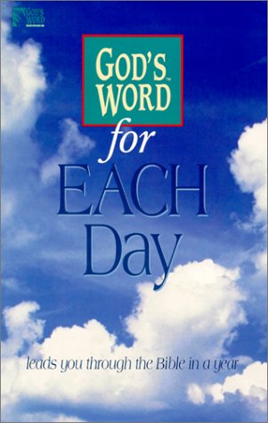 Beispielbild fr God's Word for Each Day zum Verkauf von Once Upon A Time Books