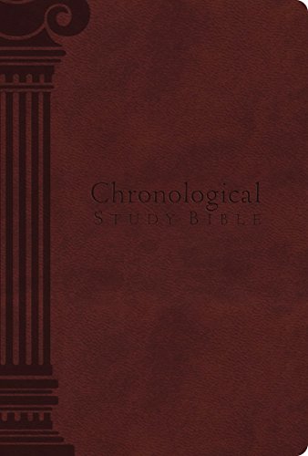 9780529108135: NKJV, The Chronological Study Bible, Imitation Leather, Brown