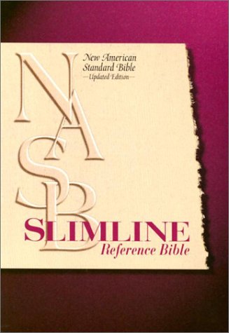 9780529109576: Slimline Reference Bible: New American Standard Update / Black Bonded Leather