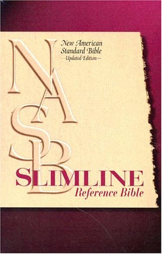 9780529109613: Slimline Reference Bible: New American Standard Update / Blue Bonded Leather