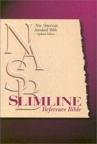 9780529109637: Slimline Reference Bible: New American Standard Update / Burgundy Leather