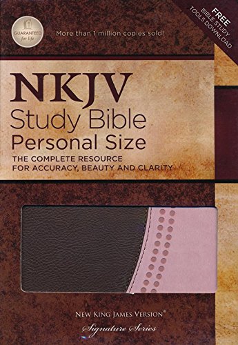 9780529110374: NKJV Study Bible, Imitation Leather, Pink & Brown