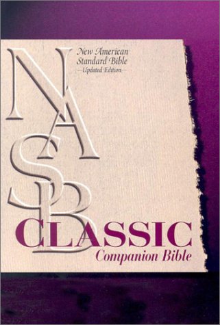 9780529110602: Classic Companion Bible: New American Standard Update / Black Bonded Leather
