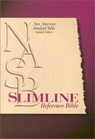 9780529111081: Slimline Reference Bible: New American Standard Update / Black Leather