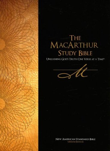 9780529122568: NASB MacArthur Study Bible (Black, Thumb Indexed)