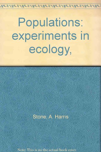 Imagen de archivo de Populations : Experiments in Ecology a la venta por Better World Books
