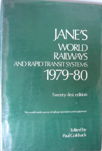 Imagen de archivo de Jane's World Rail Ways, 1979-80 a la venta por Bookmarc's