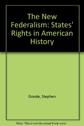 Stock image for The New Federalism for sale by Better World Books