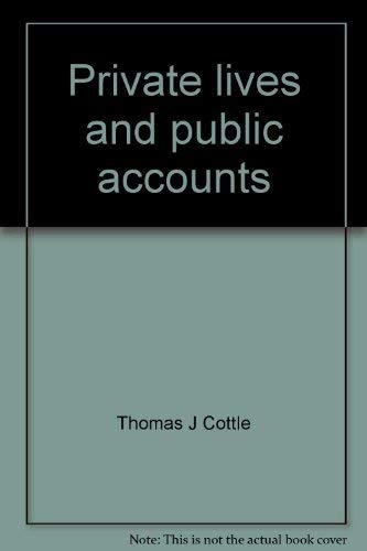 Stock image for Private lives and public accounts for sale by Discover Books