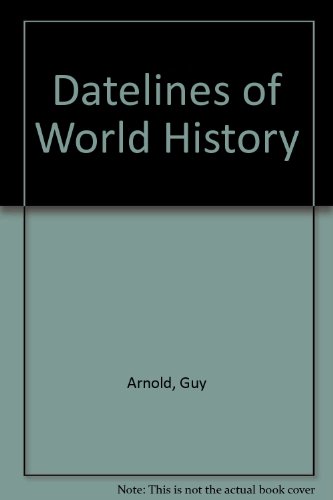 Imagen de archivo de Datelines of World History a la venta por BooksRun