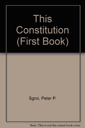 Imagen de archivo de This Constitution (First Book) a la venta por SecondSale