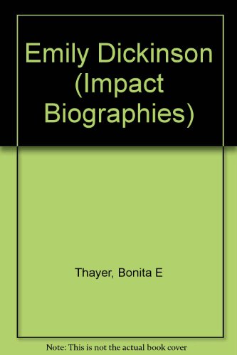 Beispielbild fr Emily Dickinson (Impact Biographies) zum Verkauf von Jay W. Nelson, Bookseller, IOBA