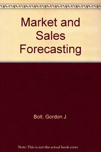 Stock image for Market and Sales Forecasting for sale by Bingo Used Books