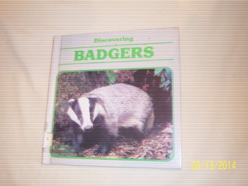 Imagen de archivo de Discovering Badgers (Discovering Nature) a la venta por SecondSale