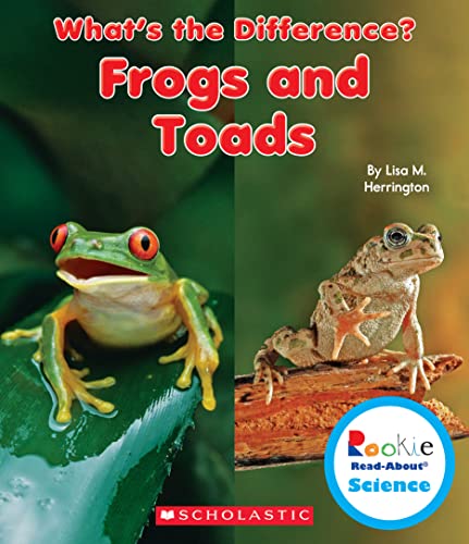 Stock image for Frogs and Toads (Rookie Read-About Science: What's the Difference?) (Library Edition) for sale by Better World Books