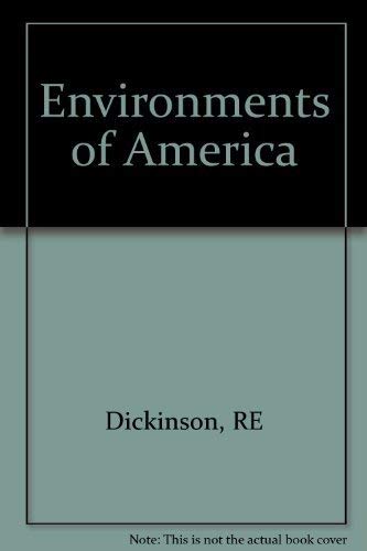 Beispielbild fr Environments of America zum Verkauf von Robinson Street Books, IOBA