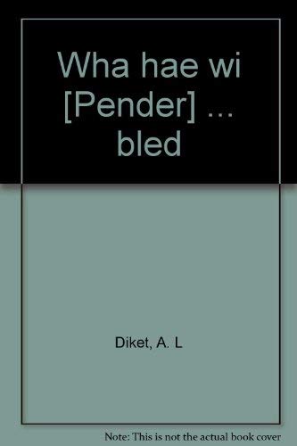 9780533035175: Wha hae wi [Pender] ... bled