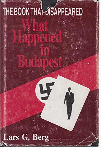 The Book that Disappeared: What Happened in Budapest