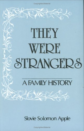 9780533110575: They Were Strangers: A Family History